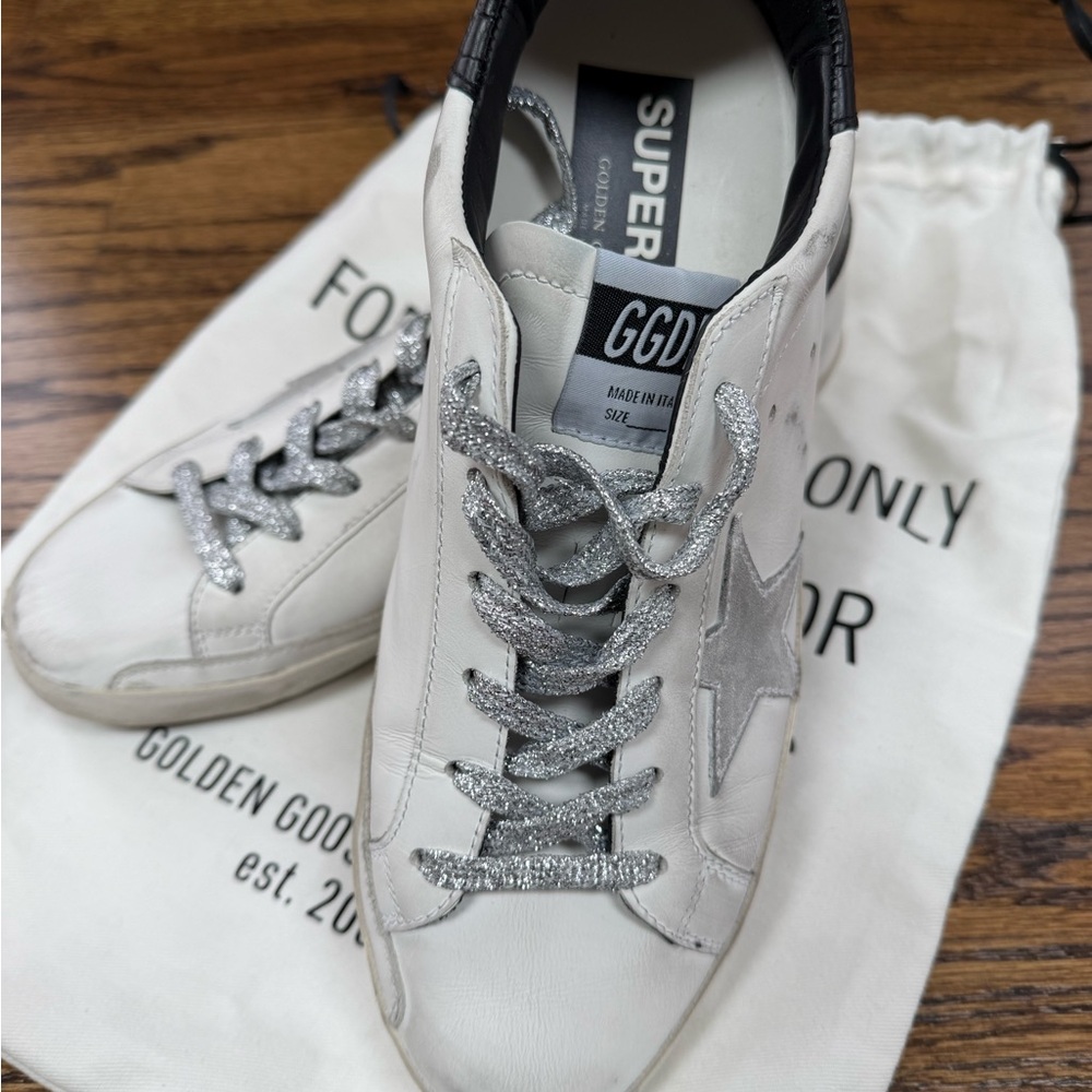 Golden Goose Super Star White/Black/Ice - Picture 2 of 6